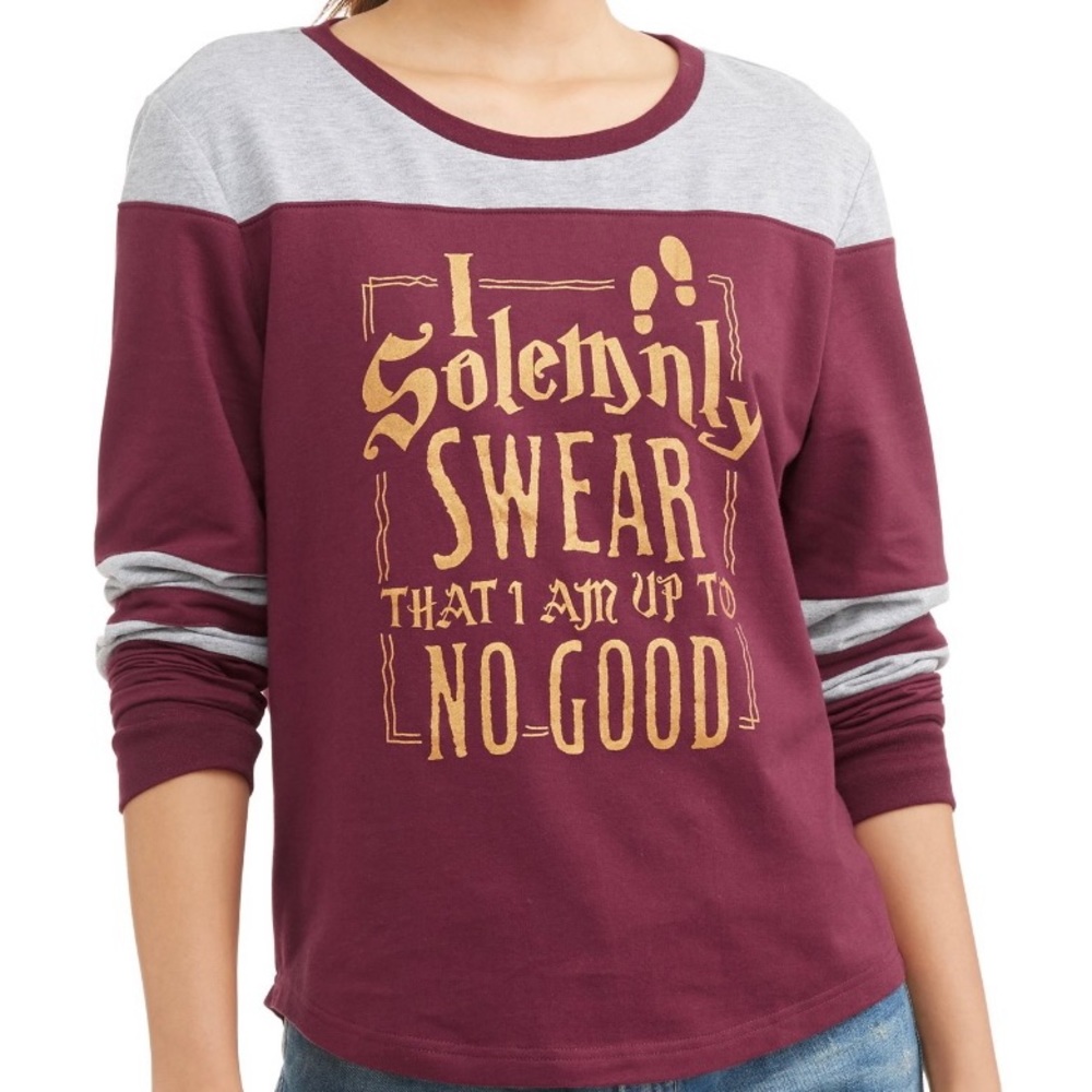 Harry Porter I Solemnly Swear That I Am Up to No Good Size L.